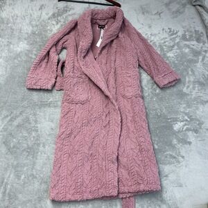 Room Service Women's XS Robe Pink Polyester c0323